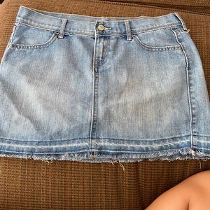 Comfy Jean Skirt